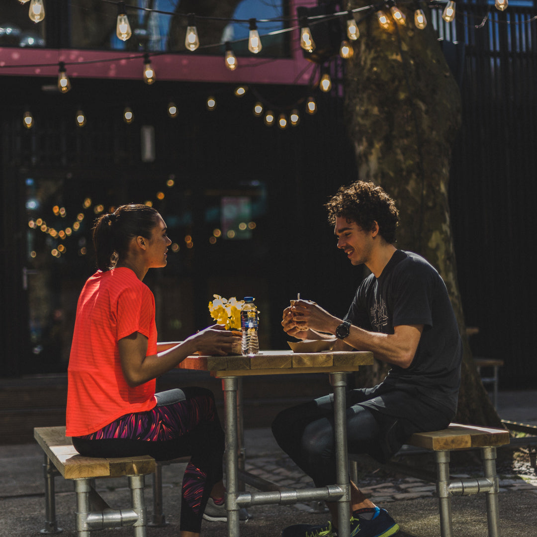 What should you eat during the last week of training?