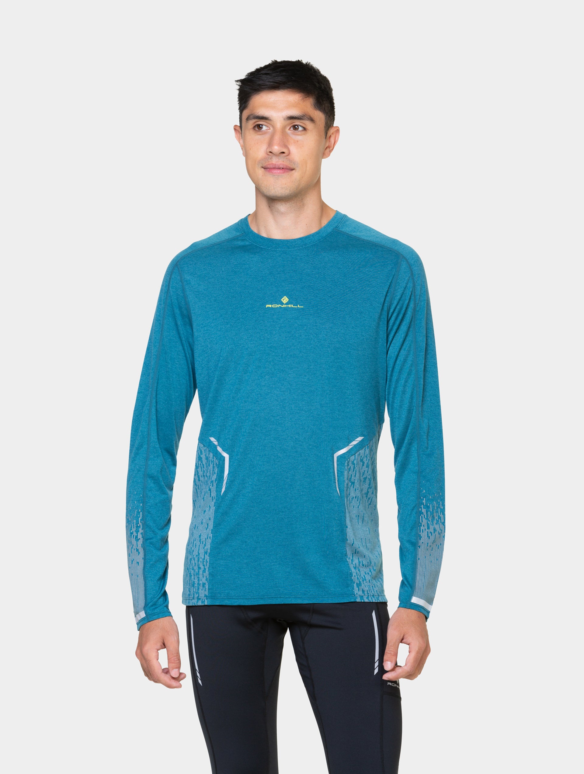 Long sleeve tech shirt running best sale