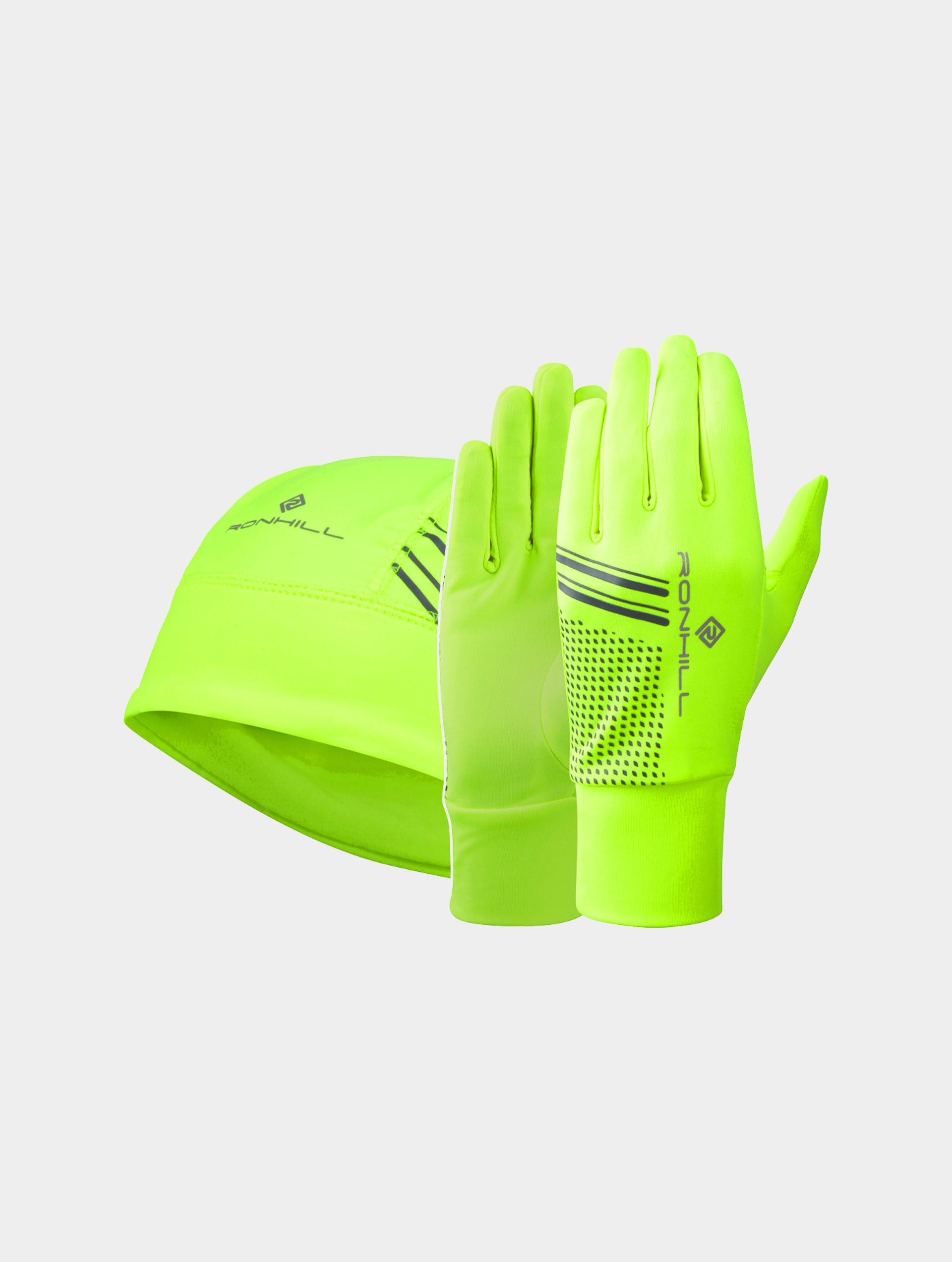 Running beanie and gloves sales