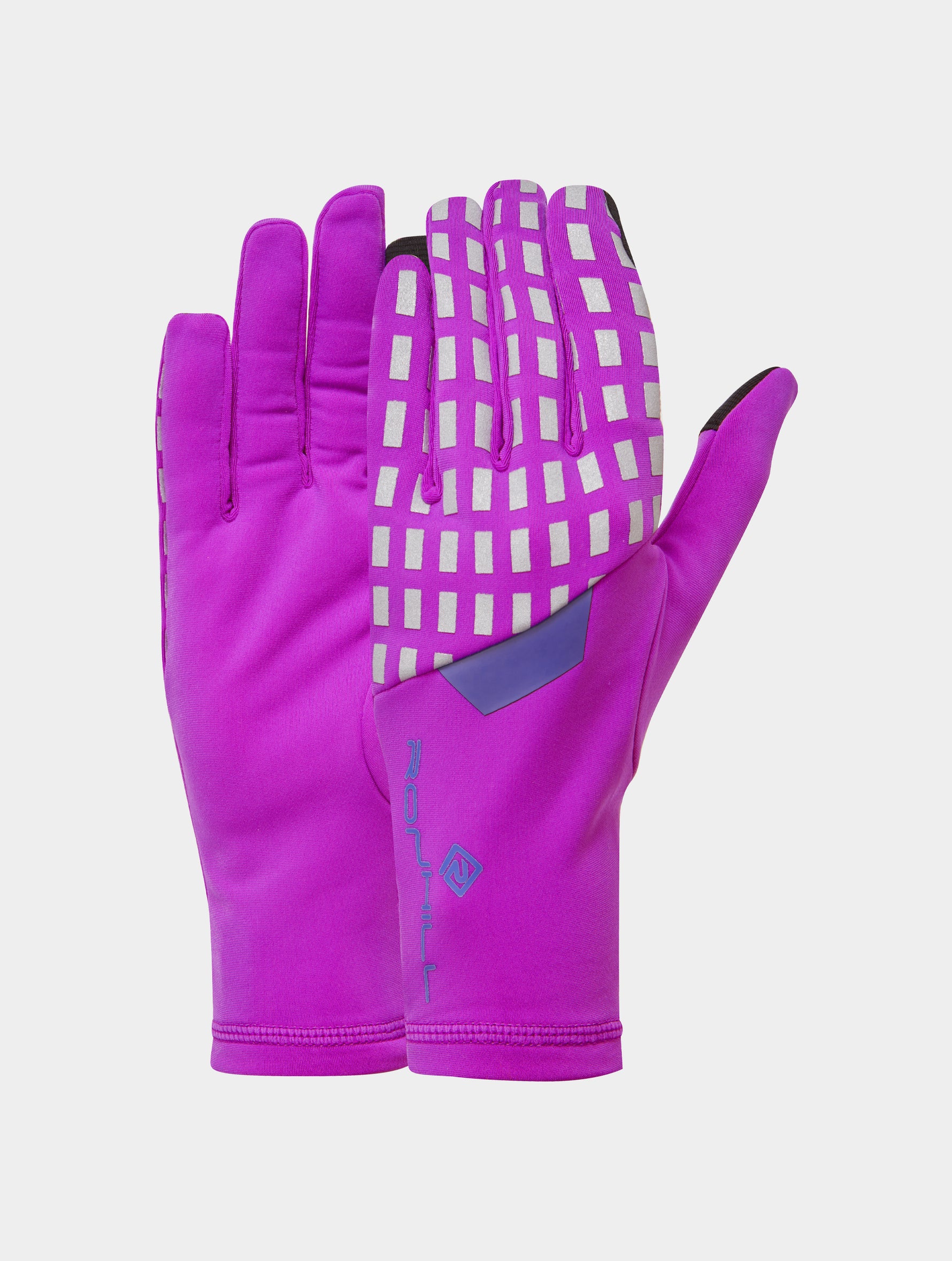 Men's Running Gloves. Wind Stopping and Reflective HiViz Ronhill