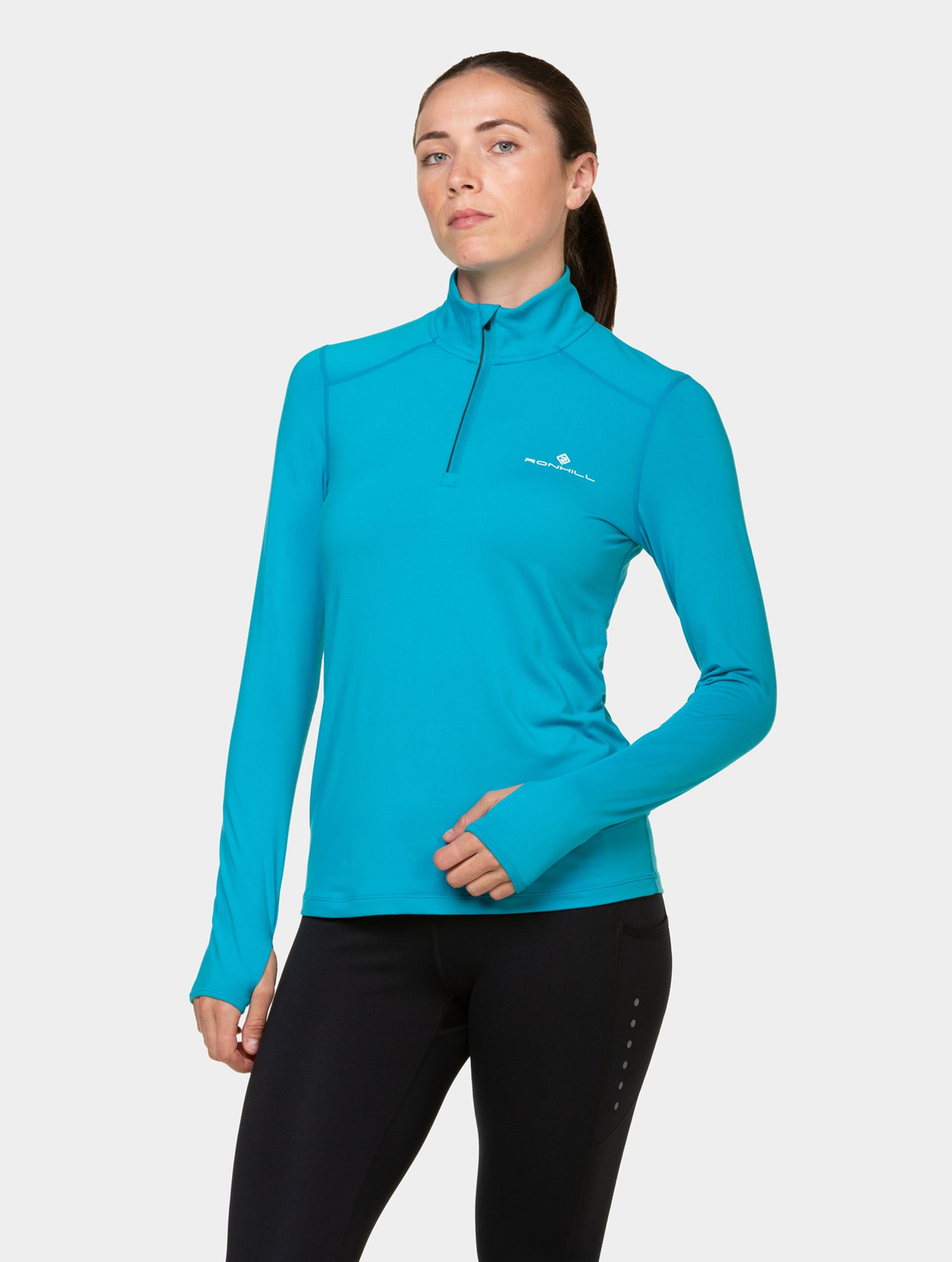 Ronhill Running, Wmn's Core S/S Tee, Seafoam/Alloro, 8