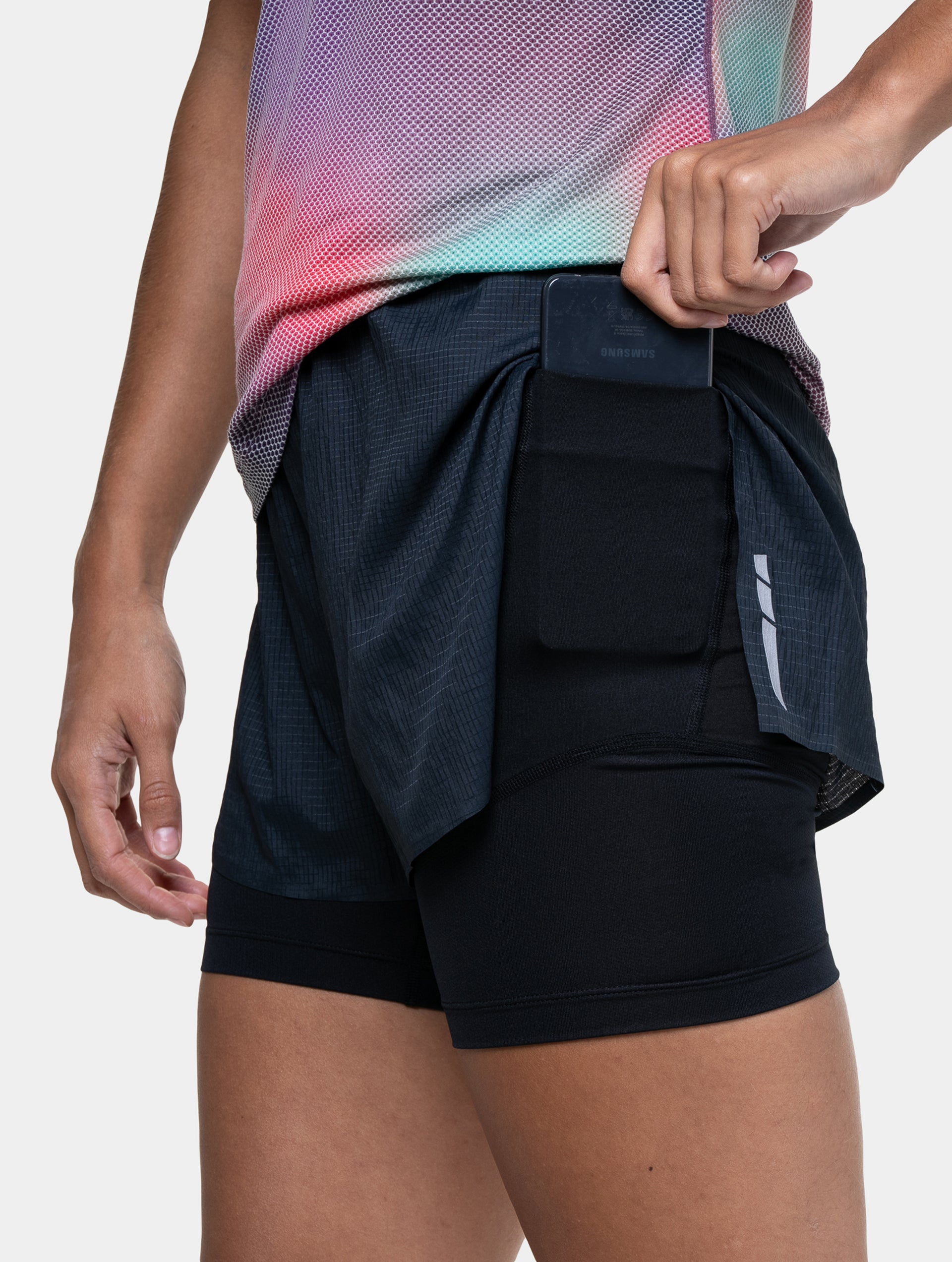 ronhill marathon twin shorts womens
