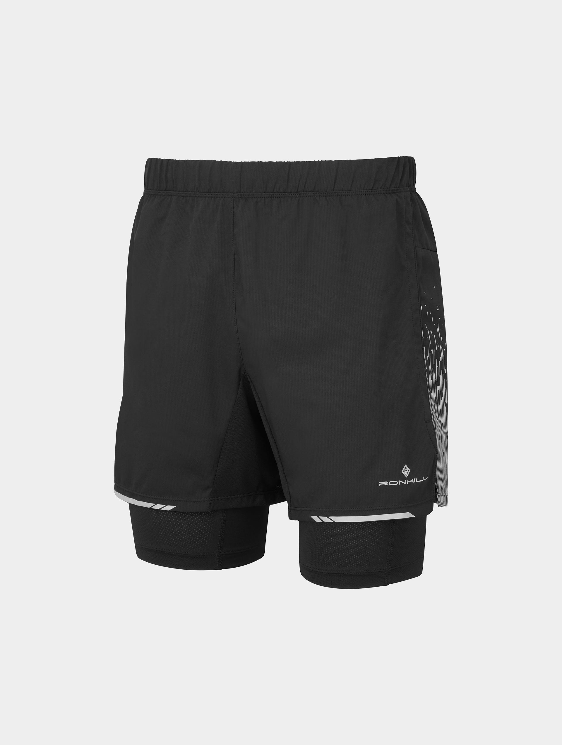 Athletic Shorts Ronhill Marathon Twin Shorts Men's Tech Reflect