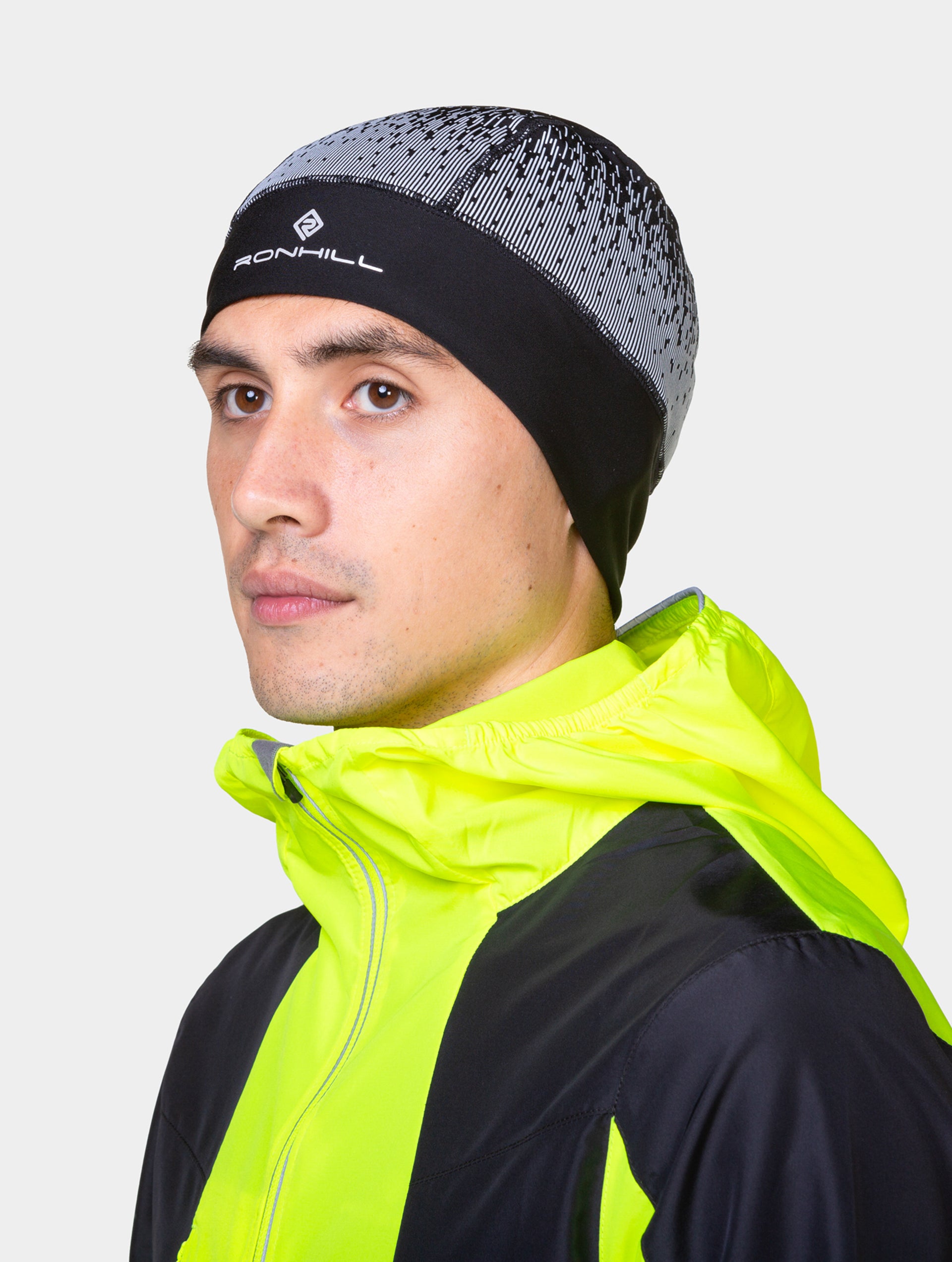 帽子 sooty reflect border beanie orange fuji sooty reflect border beanie orange fuji Beanie Reflective Hat