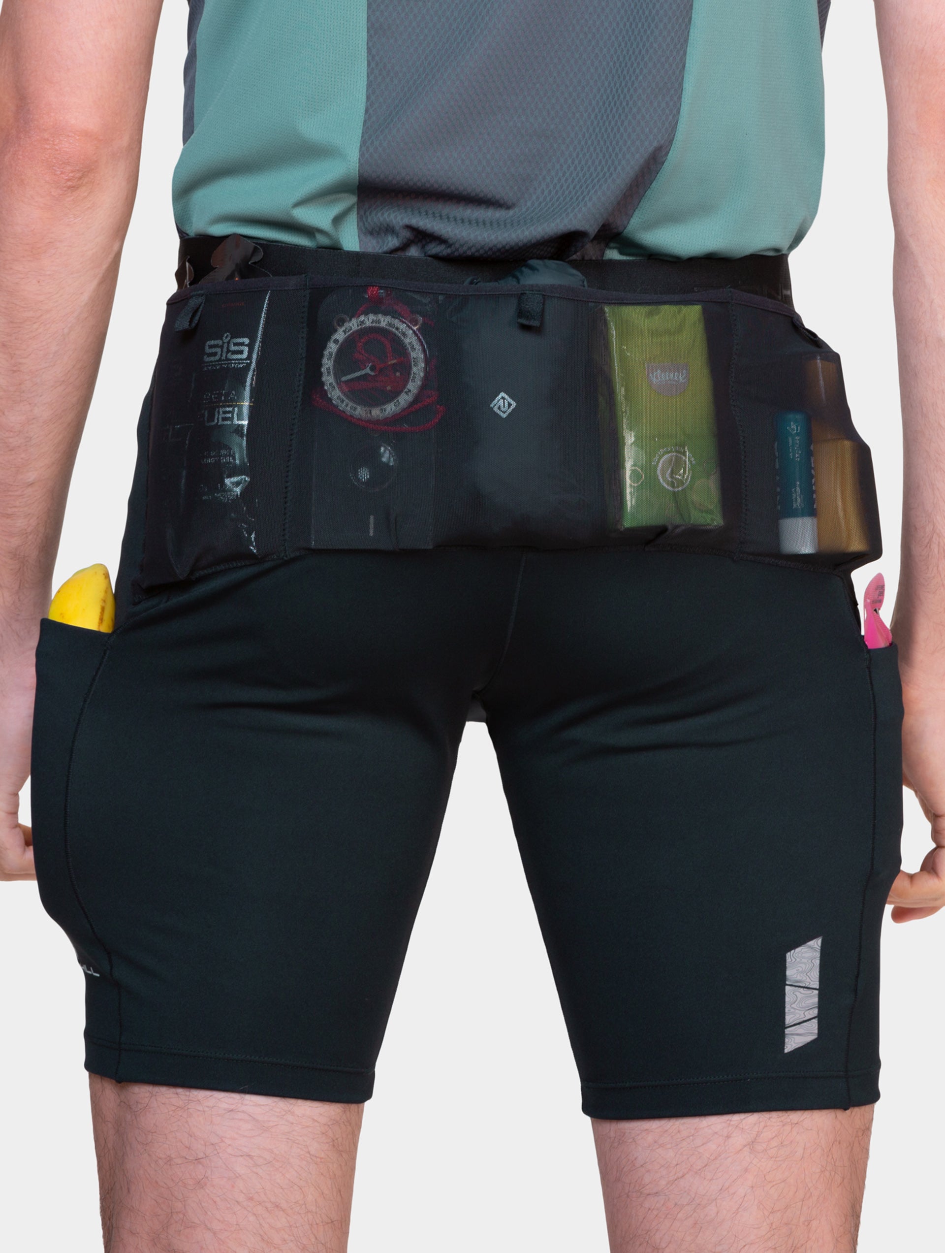 Ron Grey Waistband Jogging Shorts