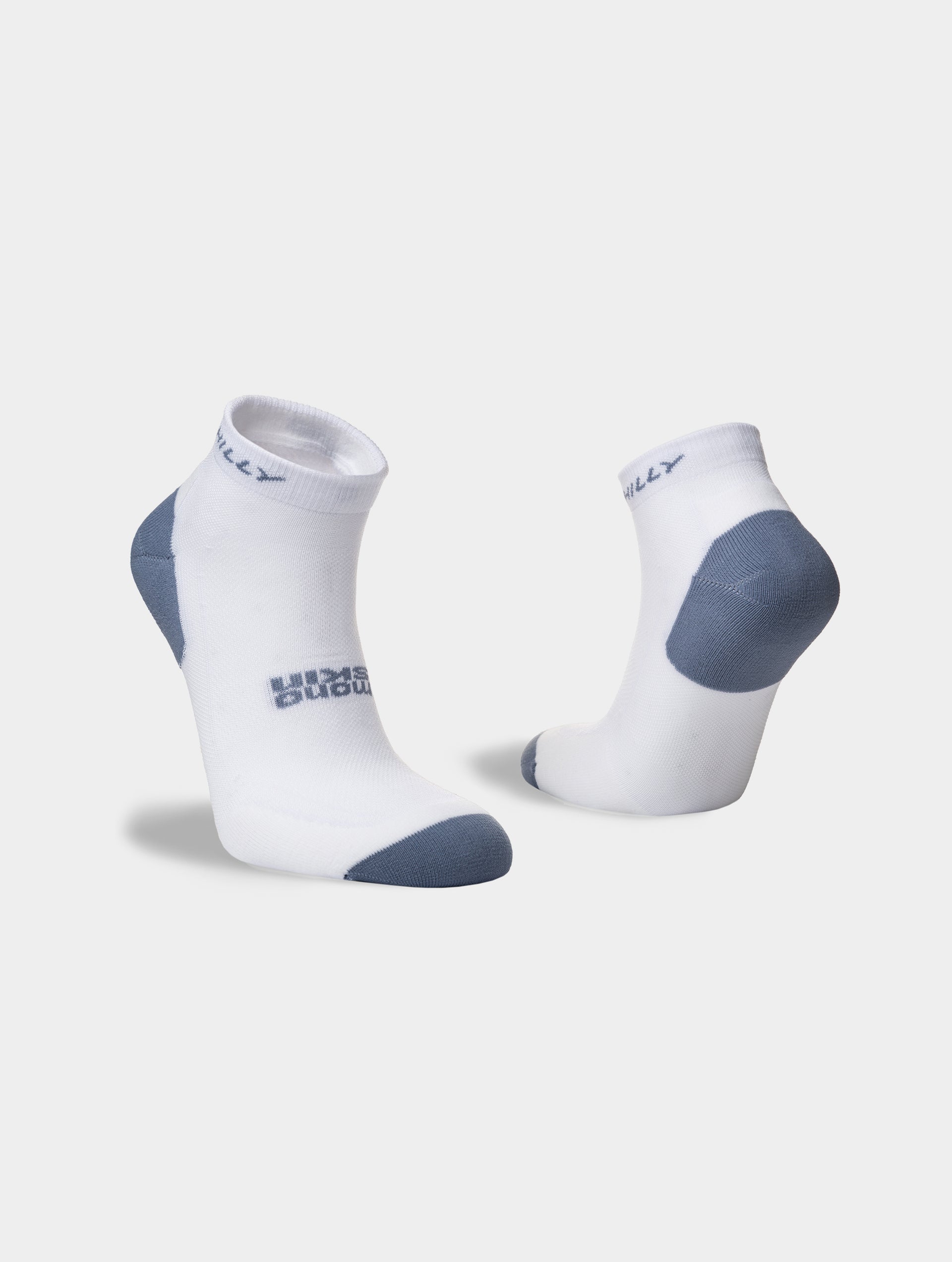 Hilly Unisex Active Quarter Running Socks - Min Cushioning Twin Pack