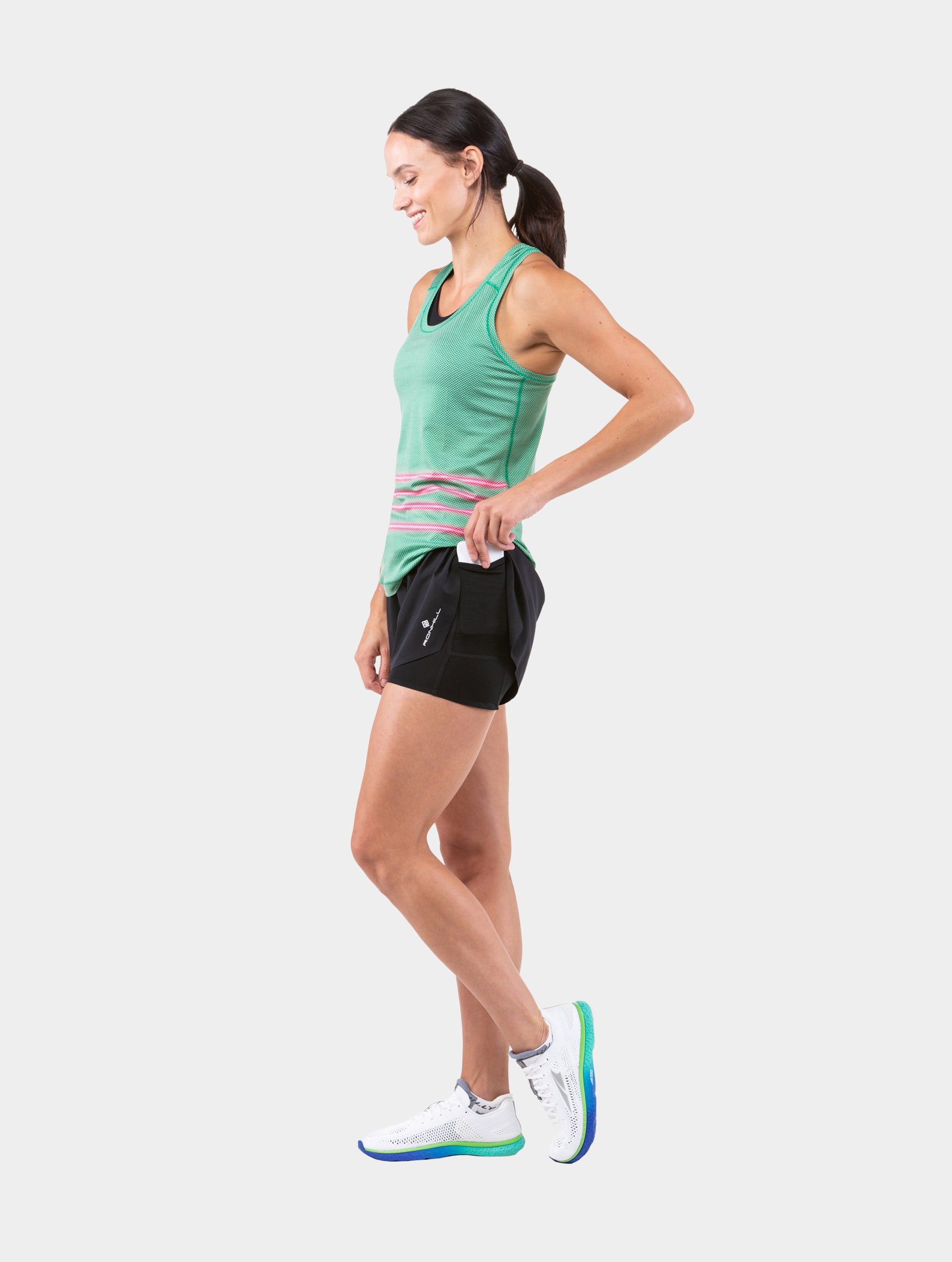 Ronhill marathon shorts ladies top